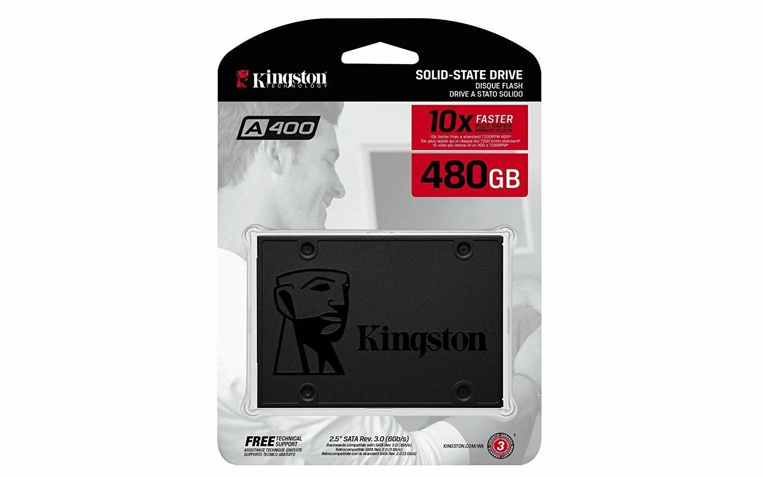 SSD Kingston A400 480GB Sata